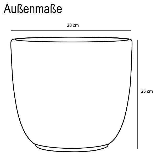 Annastore Übertopf Blumenübertopf - Keramik Übertopf günstig online kaufen
