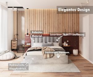 FDM Polsterbett Bettgestell Bettrahmen 120x200, 140x200, günstig online kaufen