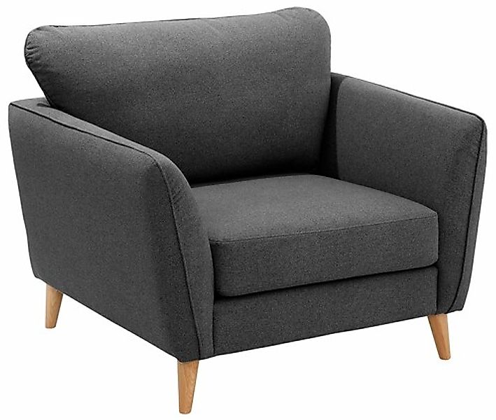 Home affaire Sessel »MARSEILLE« Massivholzbeine Eiche, Landhausstil, Wellen günstig online kaufen