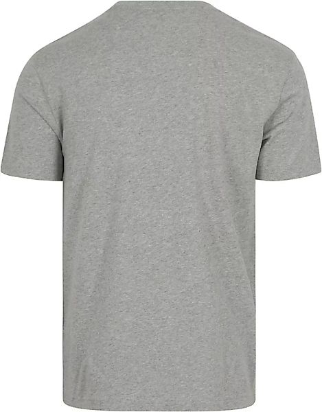 Gant T-shirt Logo Grau  - Größe XXL günstig online kaufen