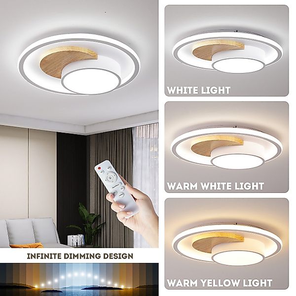 style home LED Deckenleuchte Deckenlampe, dimmbar günstig online kaufen