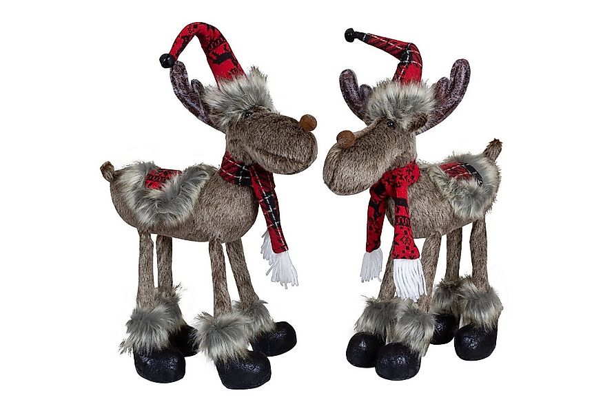 Christmas Paradise Weihnachtsfigur Elch 45 cm (59 cm) (Rentier, 2 St., steh günstig online kaufen