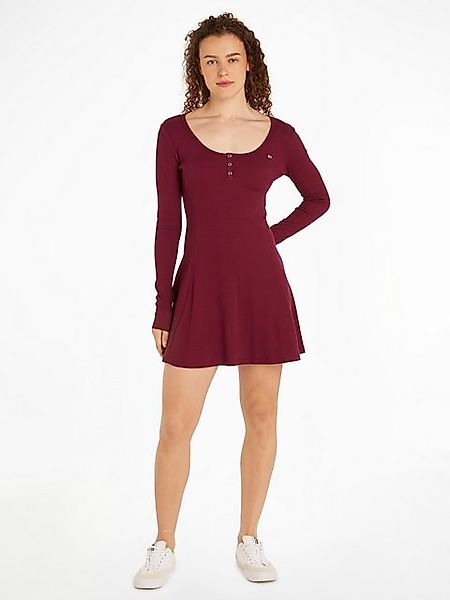 Tommy Jeans Blusenkleid TJW HENLEY FLARE günstig online kaufen