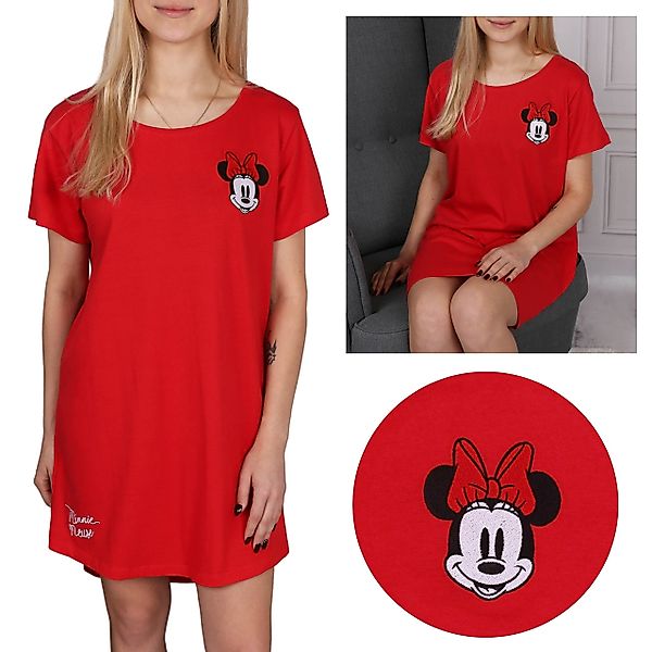 Sarcia.eu Nachthemd Minnie Mouse DISNEY rotes, günstig online kaufen