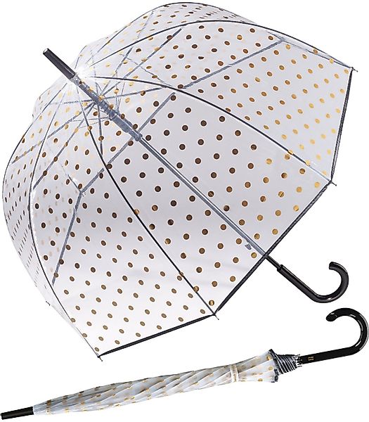 Pierre Cardin Stockregenschirm Glockenschirm Automatik Metallic günstig online kaufen