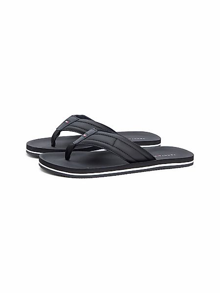 Tommy Hilfiger Zehentrenner "HILFIGER PADDED BEACH SANDAL" Sommerschuh, Fla günstig online kaufen