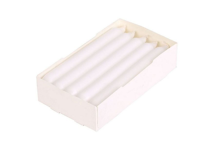 New Home Tafelkerze Tafelkerzen 10er-Set Weiß Stabkerzen Leuchterkerzen Tis günstig online kaufen
