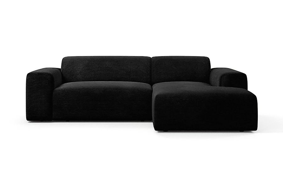 NADUVI Collection | Ecksofa Nina rechts Rippenstoff günstig online kaufen