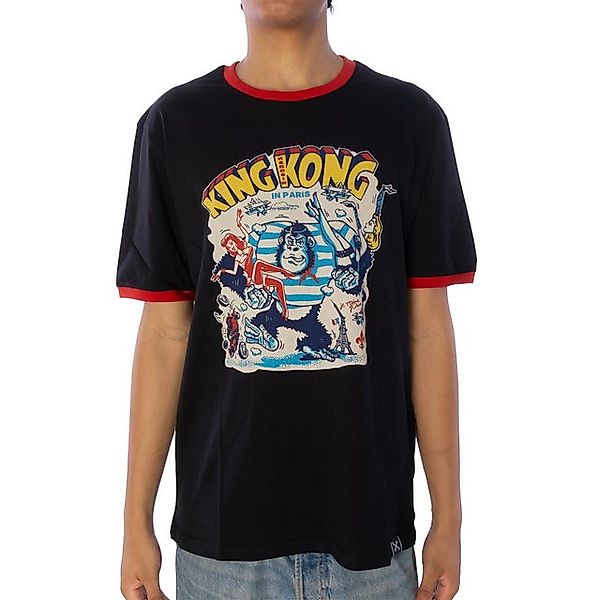 King Kerosin T-Shirt T-Shirt King Kerosin Paris, G L, F black kontrastfarbe günstig online kaufen