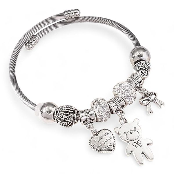 Eyecatcher Armkette Verspieltes Silber Armband Anhänger günstig online kaufen