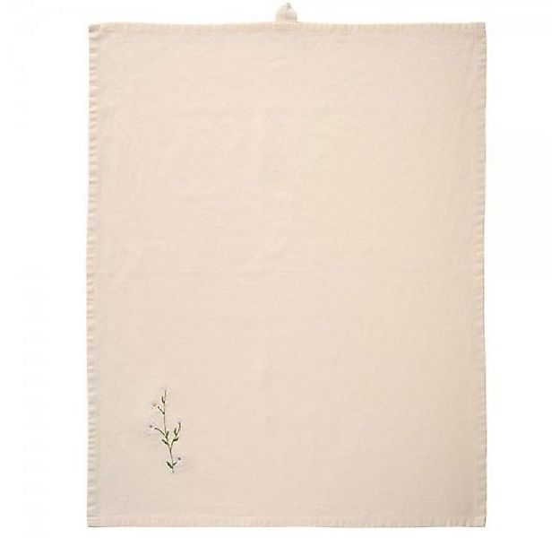 Ib Laursen Geschirrtuch Ib Laursen Geschirrtuch Flora mit weißen Margeriten günstig online kaufen