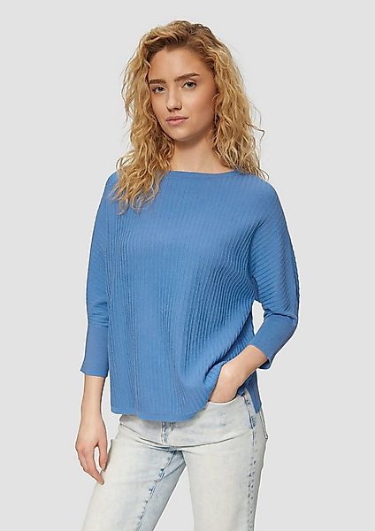 s.Oliver 3/4 Arm-Pullover Strickpullover Weicher Pullover mit Struktur und günstig online kaufen