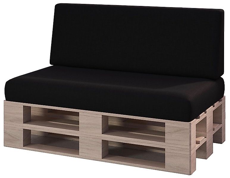 sunnypillow Palettenkissen Milano - 2er Set Palettenauflage mit abnehmbarem günstig online kaufen