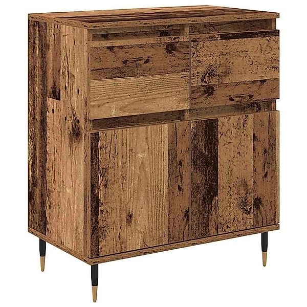 vidaXL Sideboard Altholz 60 x 35 x 70 cm Verbundholz und Eisen 881723 günstig online kaufen