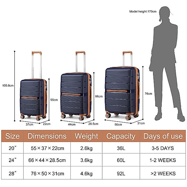 British Traveller Trolleyset, 3-teilig Hartschalenkoffer 100% günstig online kaufen