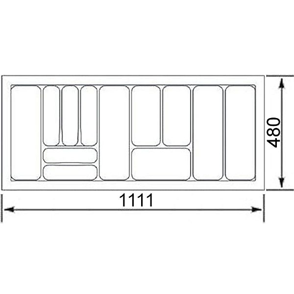SO-TECH® Schubkasteneinsatz ORGA-BOX VIII champagner mit günstig online kaufen
