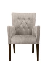 Home affaire Armlehnstuhl "Cortega Esszimmerstuhl mit Knopfheftung" () 1 St günstig online kaufen