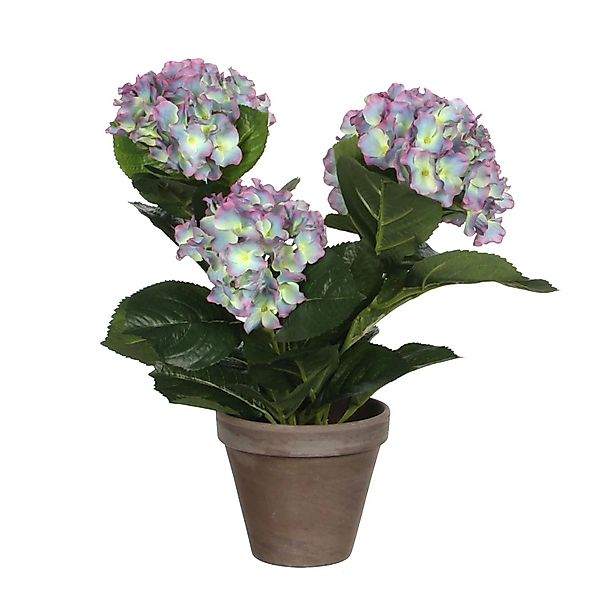 Mica Decorations Kunstpflanze Hortensie Ø 35 cm x 40 cm Violett günstig online kaufen