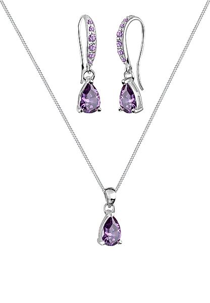 Elli Schmuckset Ohrhänger Anhänger mit Zirkonia günstig online kaufen