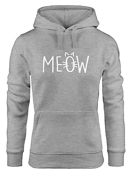 MoonWorks Hoodie Hoodie Damen Katze Meow Miau Cat Sweatshirt Kapuze Kapuzen günstig online kaufen