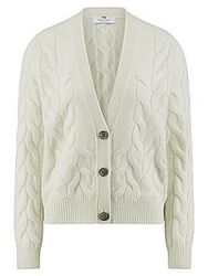 Strickjacke Peter Hahn Cashmere weiss günstig online kaufen