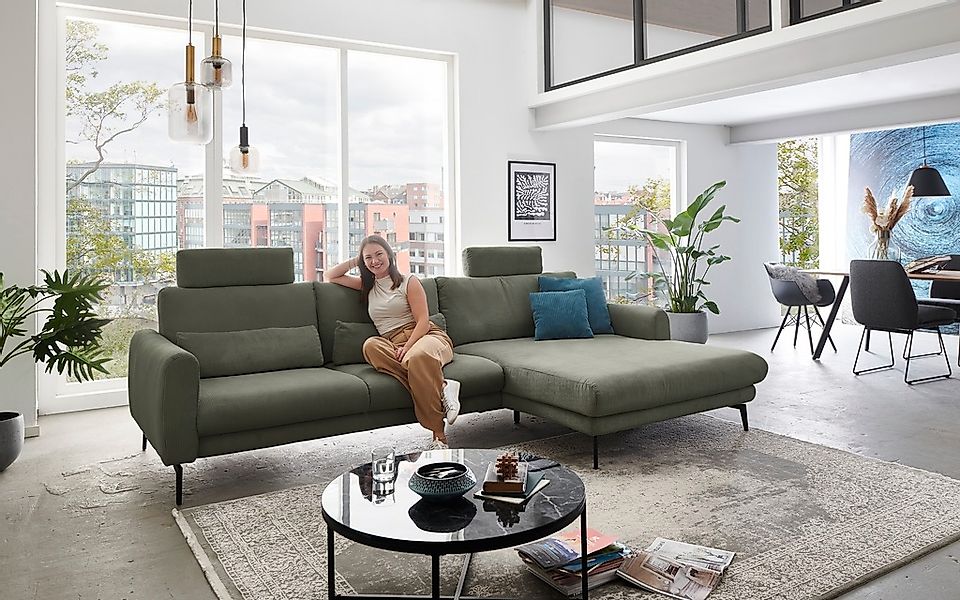 Die PlanBar Ecksofa "MP-IN23147 L-Form" Kaltschaumpolsterung, softer Sitz & günstig online kaufen