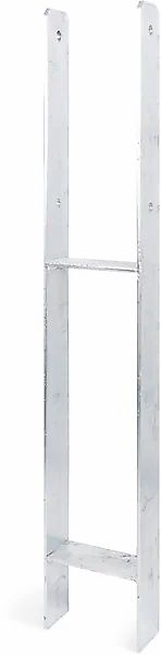 Alberts H-Pfostenanker Materialstärke 6 mm, lichte Breite 121 mm, Höhe 800 günstig online kaufen