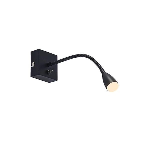 Lindby LED Wandleuchte Wandlampe Innen Jolka 9626890 Modern in Schwarz aus günstig online kaufen
