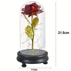 Kunstblume Ewige Rose im Glas Infinity günstig online kaufen