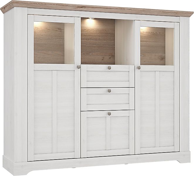 FORTE Highboard "Iloppa", Höhe ca. 136 cm günstig online kaufen