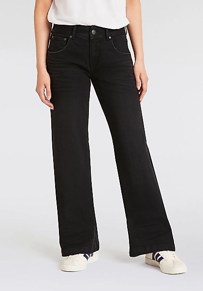 Herrlicher Bootcut-Jeans "Edna Recycled Denim Black Stretch", im Five-Pocke günstig online kaufen