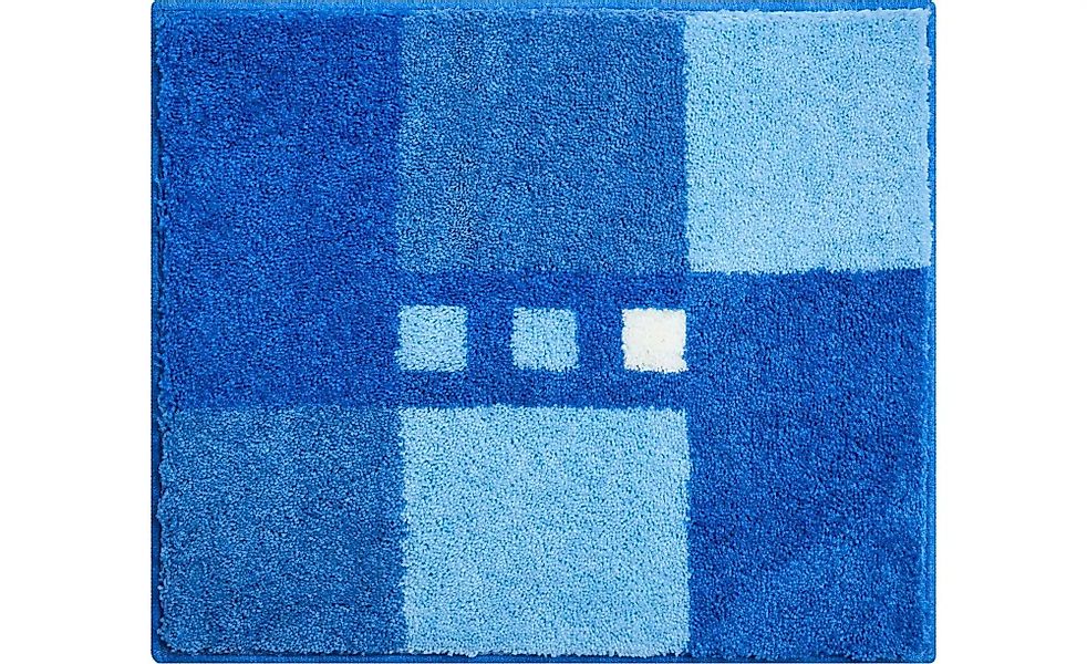 Grund Badematte   ¦ blau ¦ Synthetik ¦ Maße (cm): B: 55 H: 2 Badtextilien > günstig online kaufen