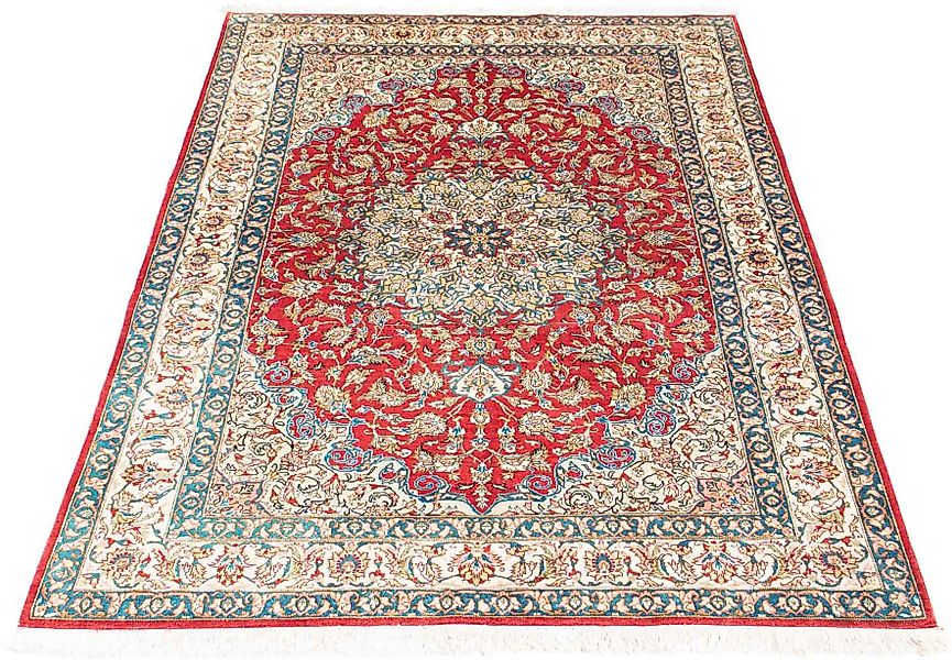 morgenland Orientteppich »Perser - Ghom - 156 x 98 cm - rot«, rechteckig, W günstig online kaufen