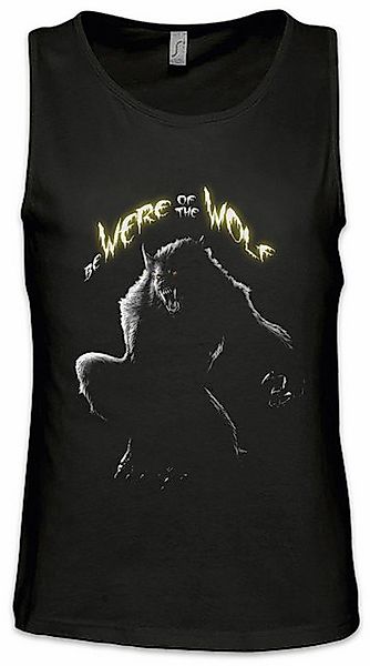Urban Backwoods Tanktop Be Were Of The Wolf Ärmelloses T-Shirt Wölfe Mond W günstig online kaufen