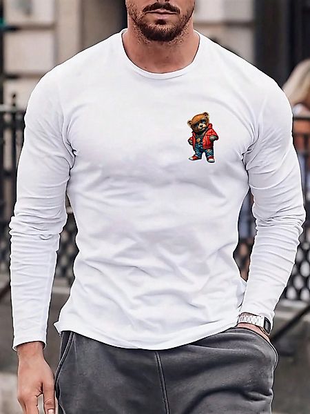 RMK Longsleeve Herren Langarmshirt Rundhals Basic günstig online kaufen