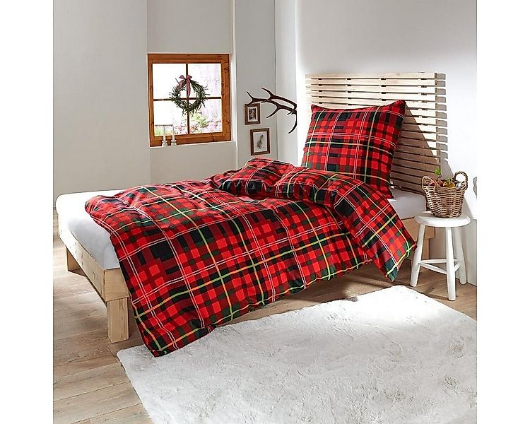 TRAUMSCHLAF Bettwäsche Sherlock, Flanell, 2 teilig, Flanell-Winterbettwäsch günstig online kaufen