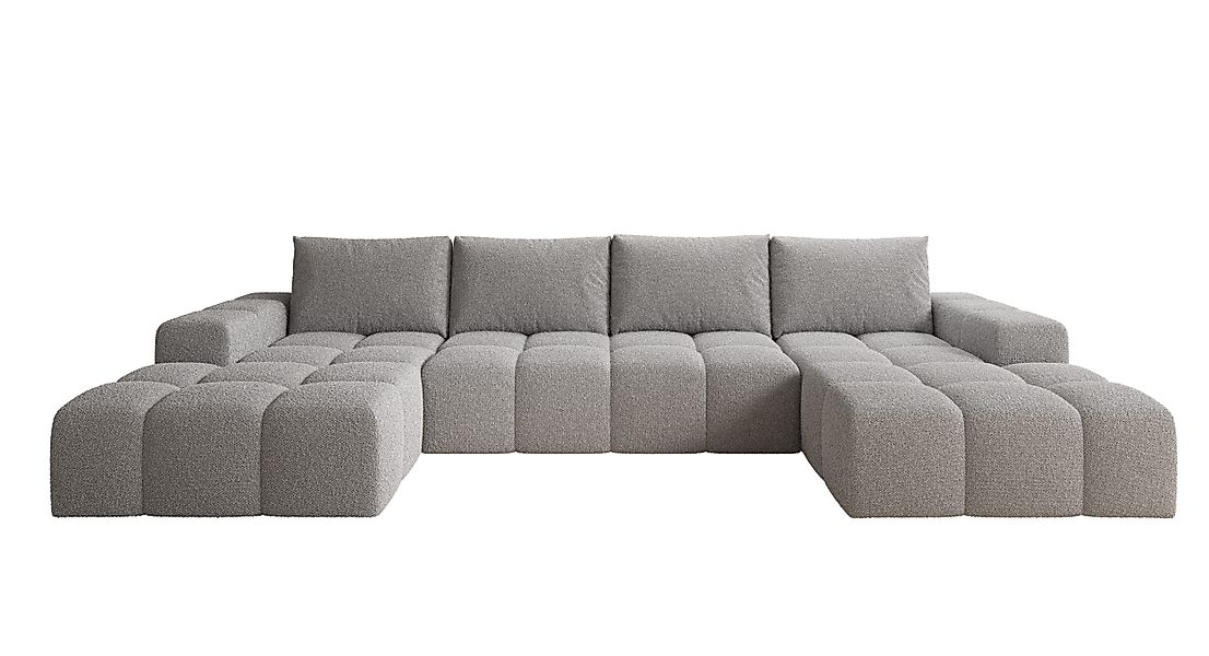 PROMETO Möbel Ecksofa Couch U-Form, Sofa günstig online kaufen