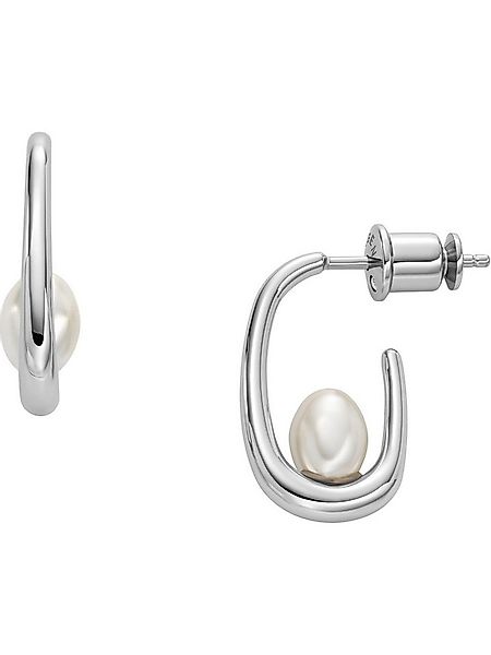 SKAGEN Paar Ohrhänger Skagen Damen-Ohrhänger Edelstahl Kunstperle günstig online kaufen