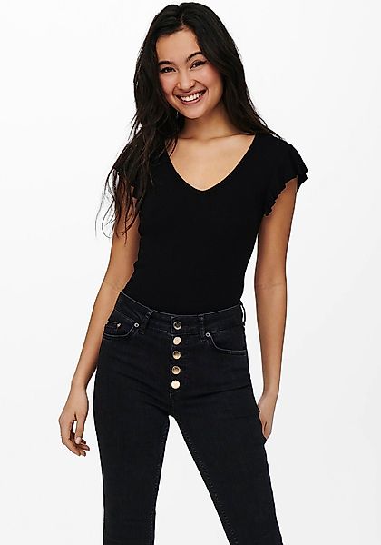 ONLY V-Shirt ONLBELIA S/L TOP JRS günstig online kaufen
