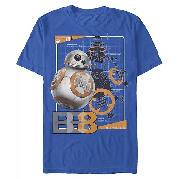 Star Wars - Die letzten Jedi - BB-8 BB8 Schematic - Männer T-Shirt günstig online kaufen