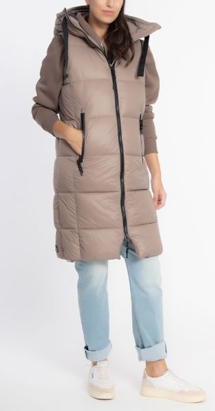 SUBLEVEL Steppweste Damen mit Kapuze Waistcoat günstig online kaufen