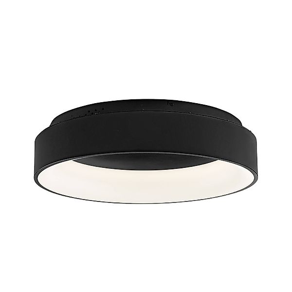 LED-Deckenlampe Noah, schwarz, Ø 60 cm, Metall, CCT günstig online kaufen