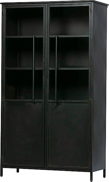 WOOOD Vitrine »Exhibit«, mit Glastüren und viel Stauraum, H 170 cm x B 99 c günstig online kaufen