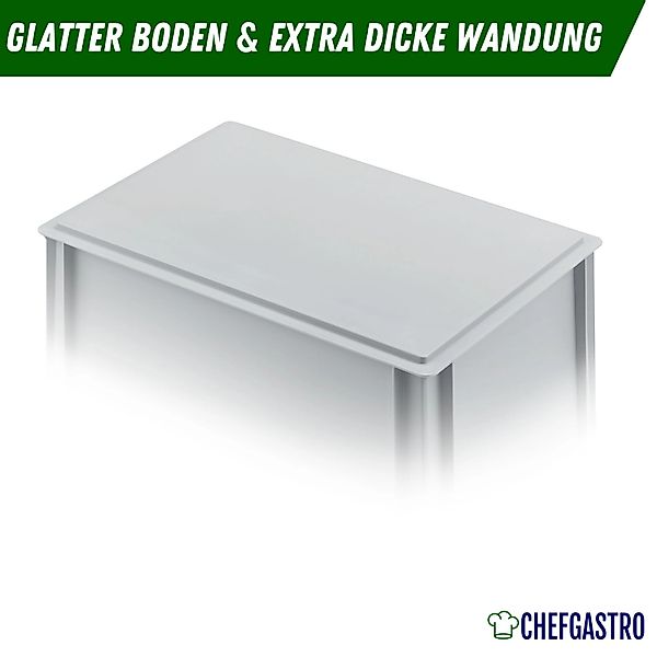 CHEFGASTRO® Stapelbox Pizzaballenbox, /ohne Deckel, 8,5x30x40cm, 9L, Teigwa günstig online kaufen