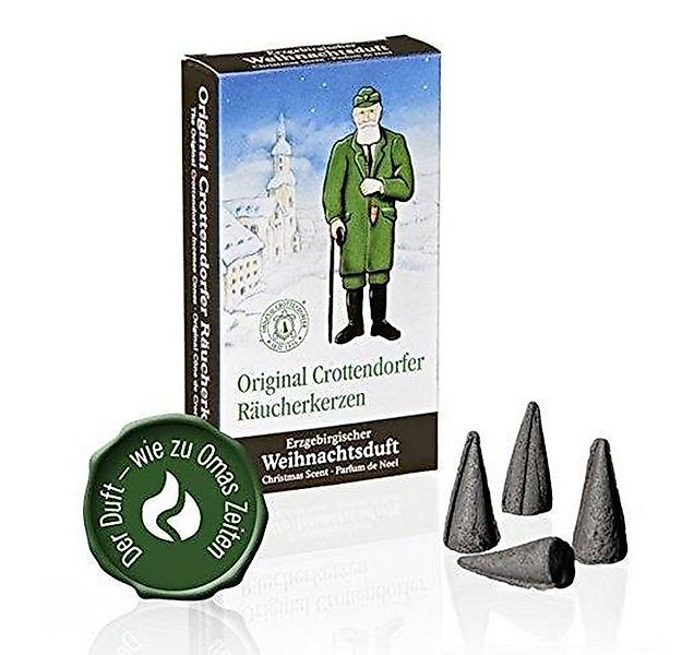 Crottendorfer Duftkerze 2 Päckchen- Erzgebirgischer Weihnachtsduft - 24er P günstig online kaufen
