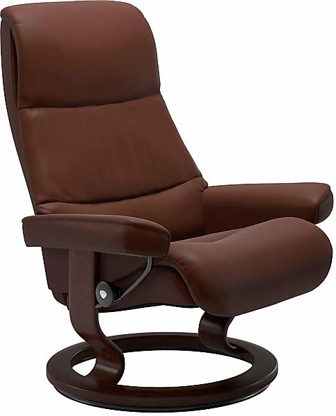 Stressless Relaxsessel "View" mit Classic Base, Größe M,Gestell Braun günstig online kaufen