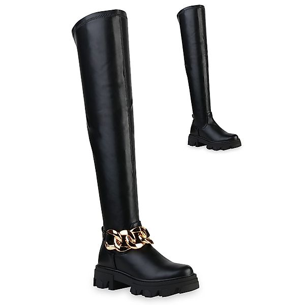 VAN HILL 837785 Overkneestiefel Damen Stiefel günstig online kaufen