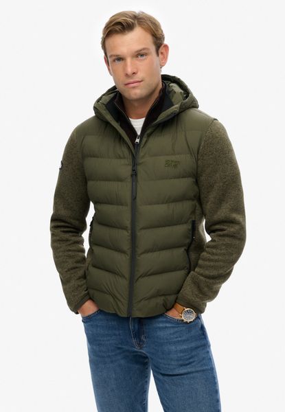 Superdry Steppjacke HOODED STORM KNIT HYBRID günstig online kaufen