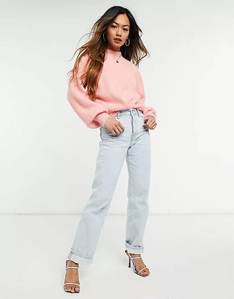 Mango – Weicher Pullover in Rosa günstig online kaufen