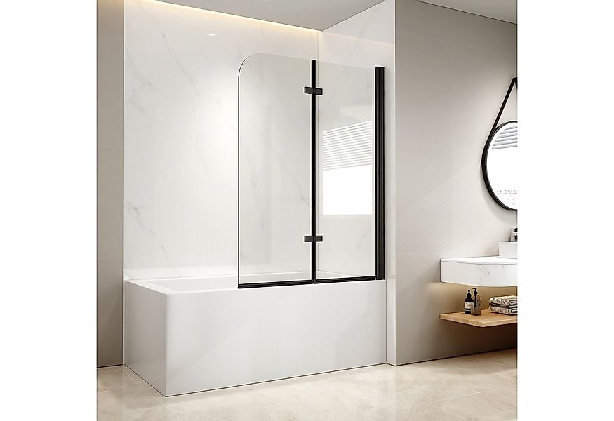 EMKE Badewannenaufsatz Duschwand für Badewanne,2-teilig Duschwand Faltbar S günstig online kaufen